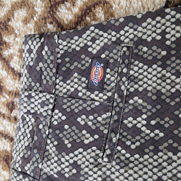 Dickies 874 Snake Print Camden Pants Snakeskin Trousers Jeans Brown Workwear - Picture 13 of 15